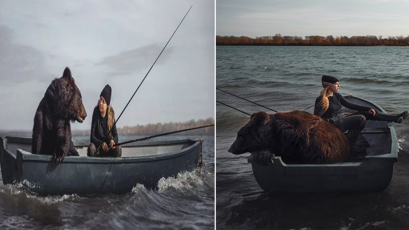 A Remarkable Bond: The Heartwarming Journey of a Woman and a Rescued Brown Bear