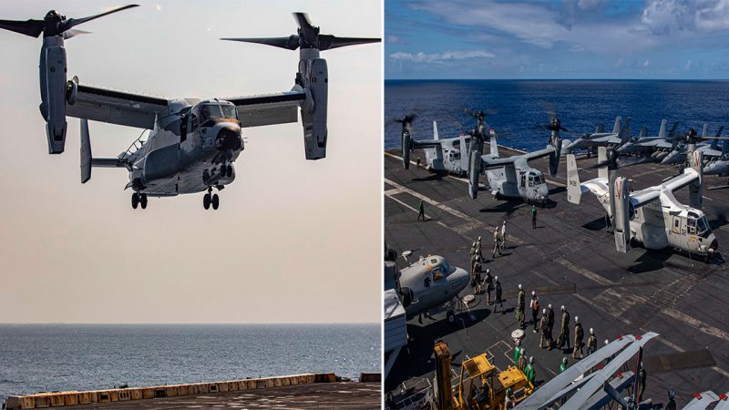 Navy CMV-22B Osprey Design Completes First Flight