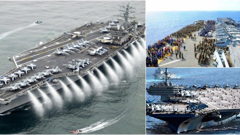 Exploring the Daily Lives on the Massive USS Nimitz-Class Aircraft Carrier at Sea