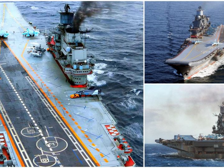 Russia’s Admiral Kuznetsov Returns to Sea, Marked by Iconic Black Smoke Trail