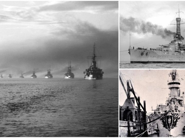 Pre-Dreadnought Battleship SMS Kaiser Friedrich III Leading the German Home Fleet, 1901